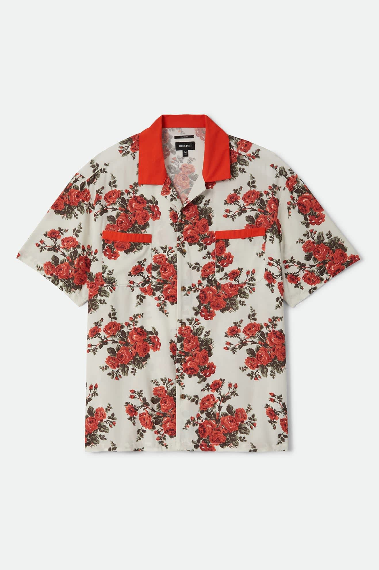 Men's Lafayette Short Sleeve Shirt in the color Rose Bud - Front Product View