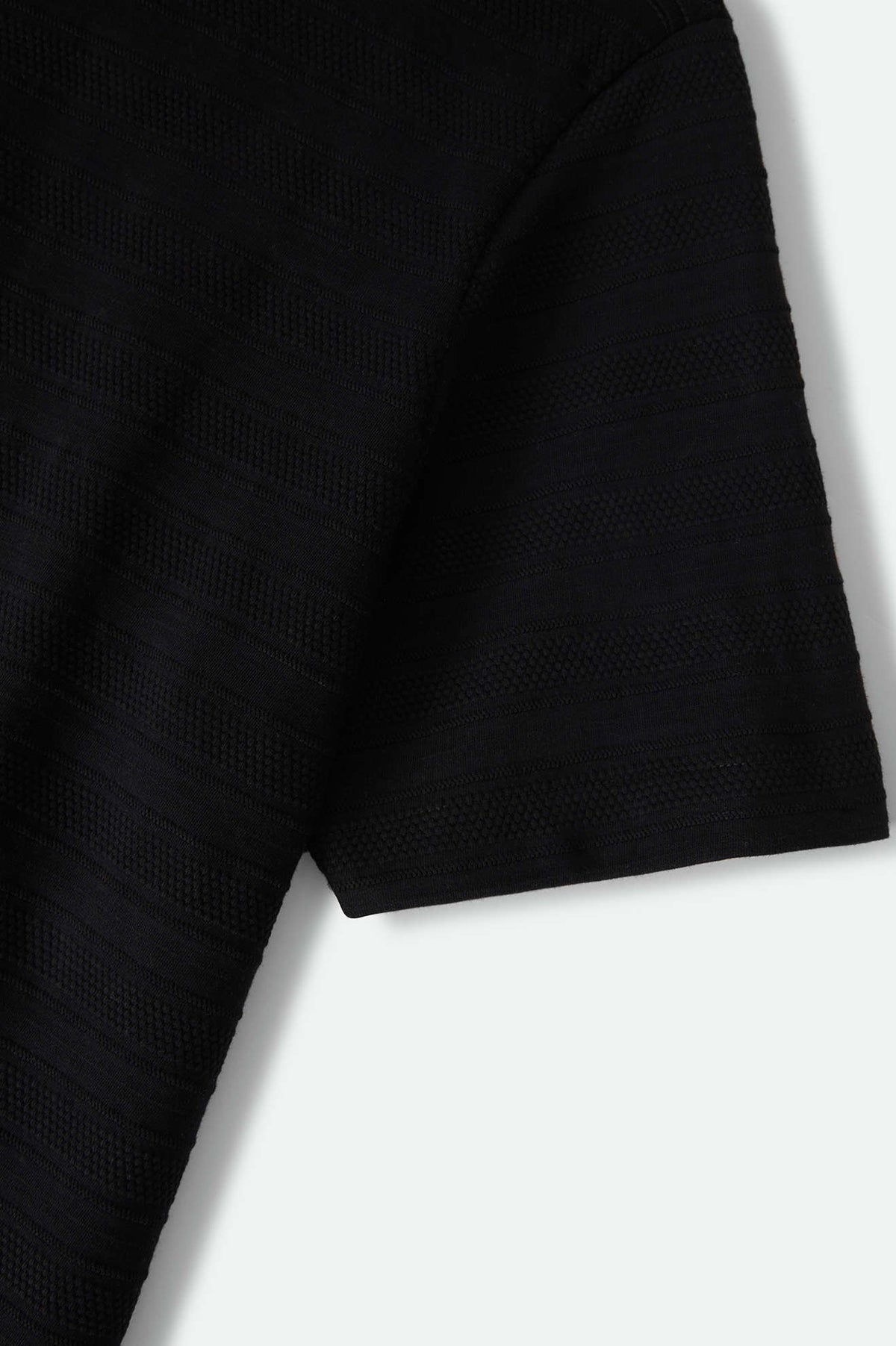 Men's Stereo Polo in the color Black - Additional Laydown image