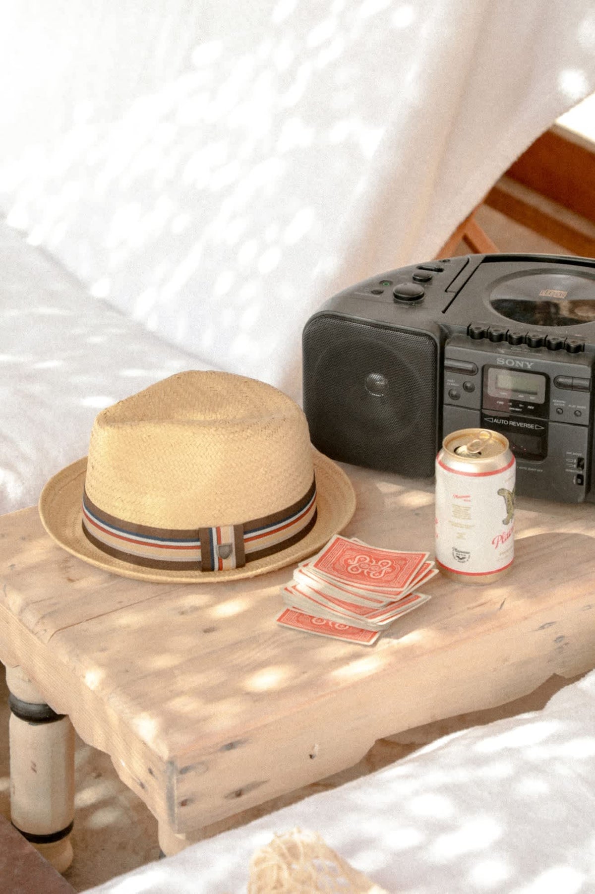 Unisex Castor Fedora in Tan – Brixton display picture 2