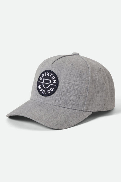 トップス PATCH / HEATHER GRAY Unisex Crest NetPlus Snapback in Light Heather Grey/Light Heather