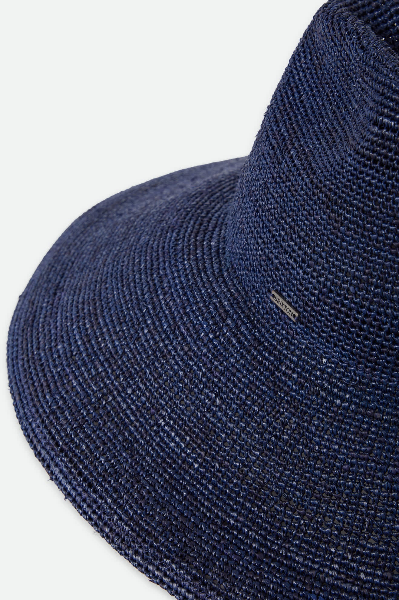 Women's Helena Straw Sun Hat in the color Midnight Blue - Additional Laydown image