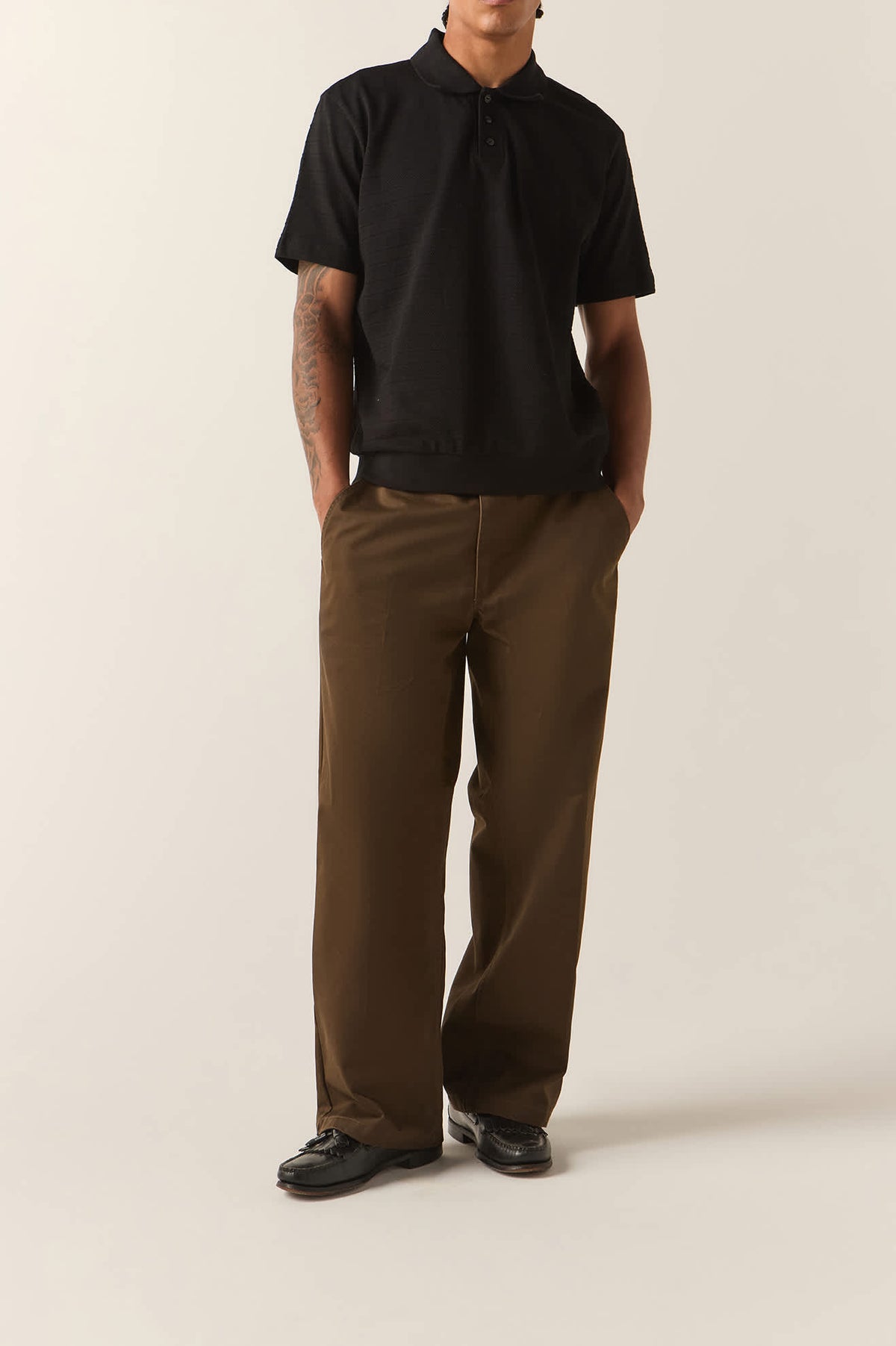 Men's Trademark Chino Pant in the color Walnut Brown - Men's Front View