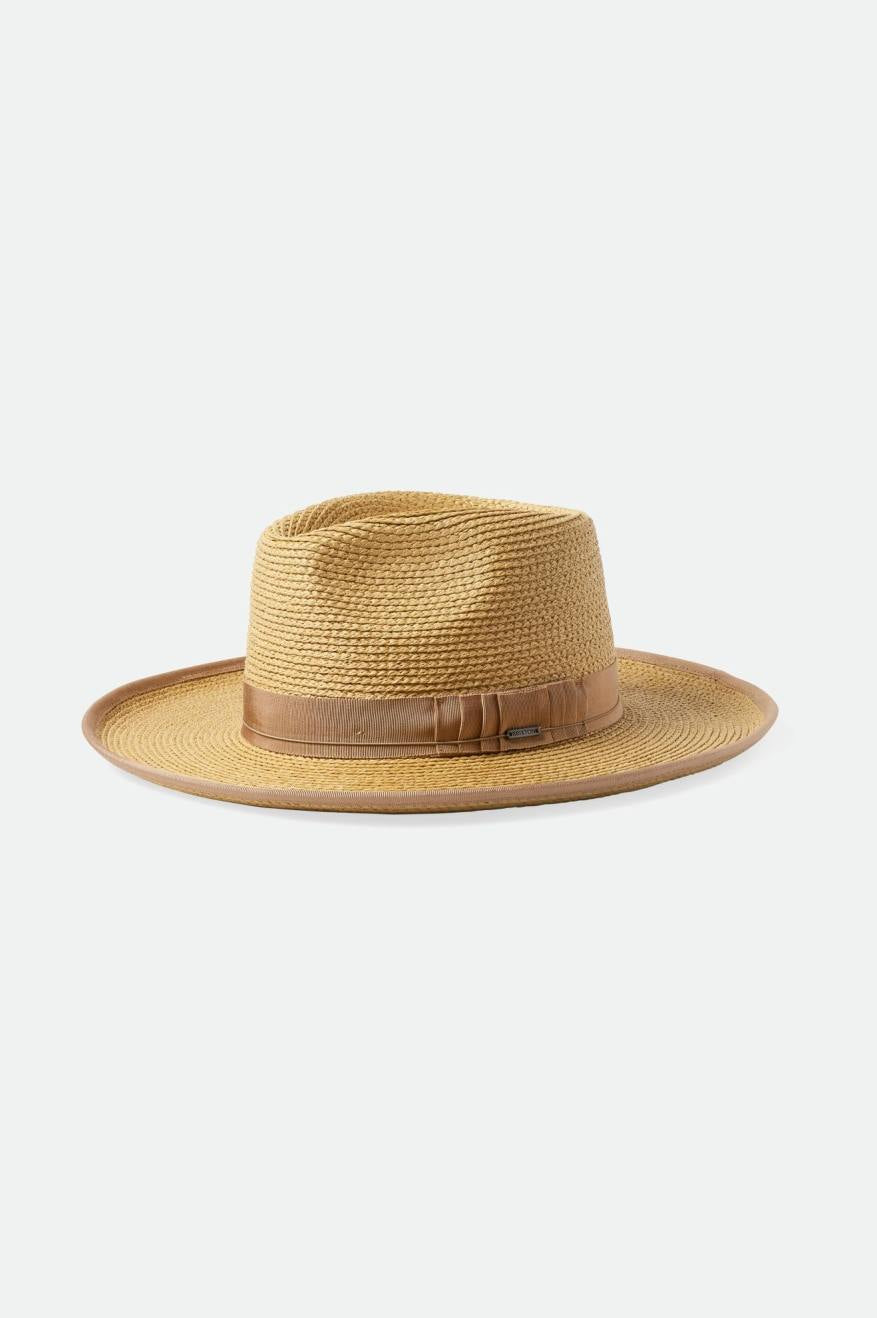 Reno Straw Hat - Tan/Tan
