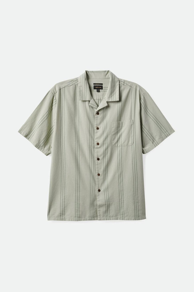 Brixton Bunker Reserve Cool Weight S/S Woven - Mineral Grey