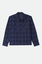 Men's Century Overshirt in the color Blue/Navy Shadow - Front Product View