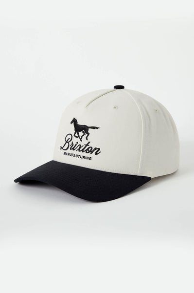 Unisex Leisure Snapback in Off White/Black – Brixton