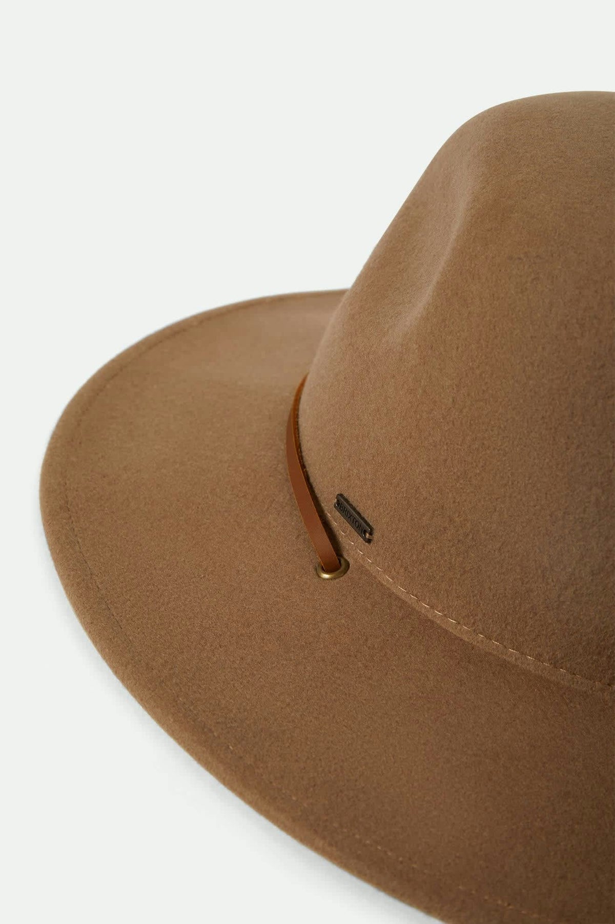 Unisex Cedar Packable WTHR GUARD™ Fedora in Khaki – Brixton display picture 3