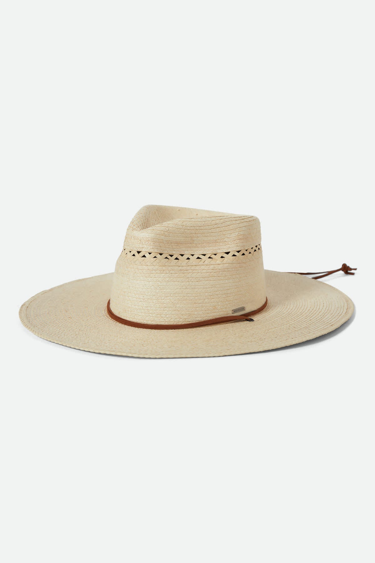 Unisex Beck Straw Rancher Hat in Natural – Brixton display picture 2