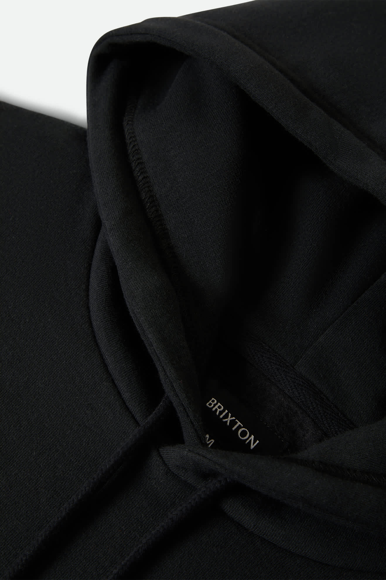 Men's Union Relaxed Hoodie in the color Black - Additional Laydown image