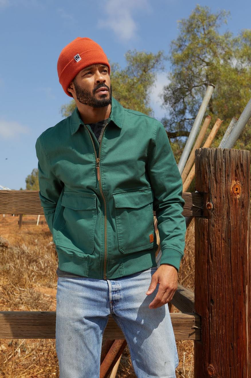 Dillinger Station Jacket - Pine Needle – Brixton