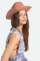 Women's Odessa Cowboy Hat in the color Italian Clay - Women's Front View