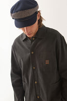 Men's Painters Jacket in the color Washed Black - Additional Fit image