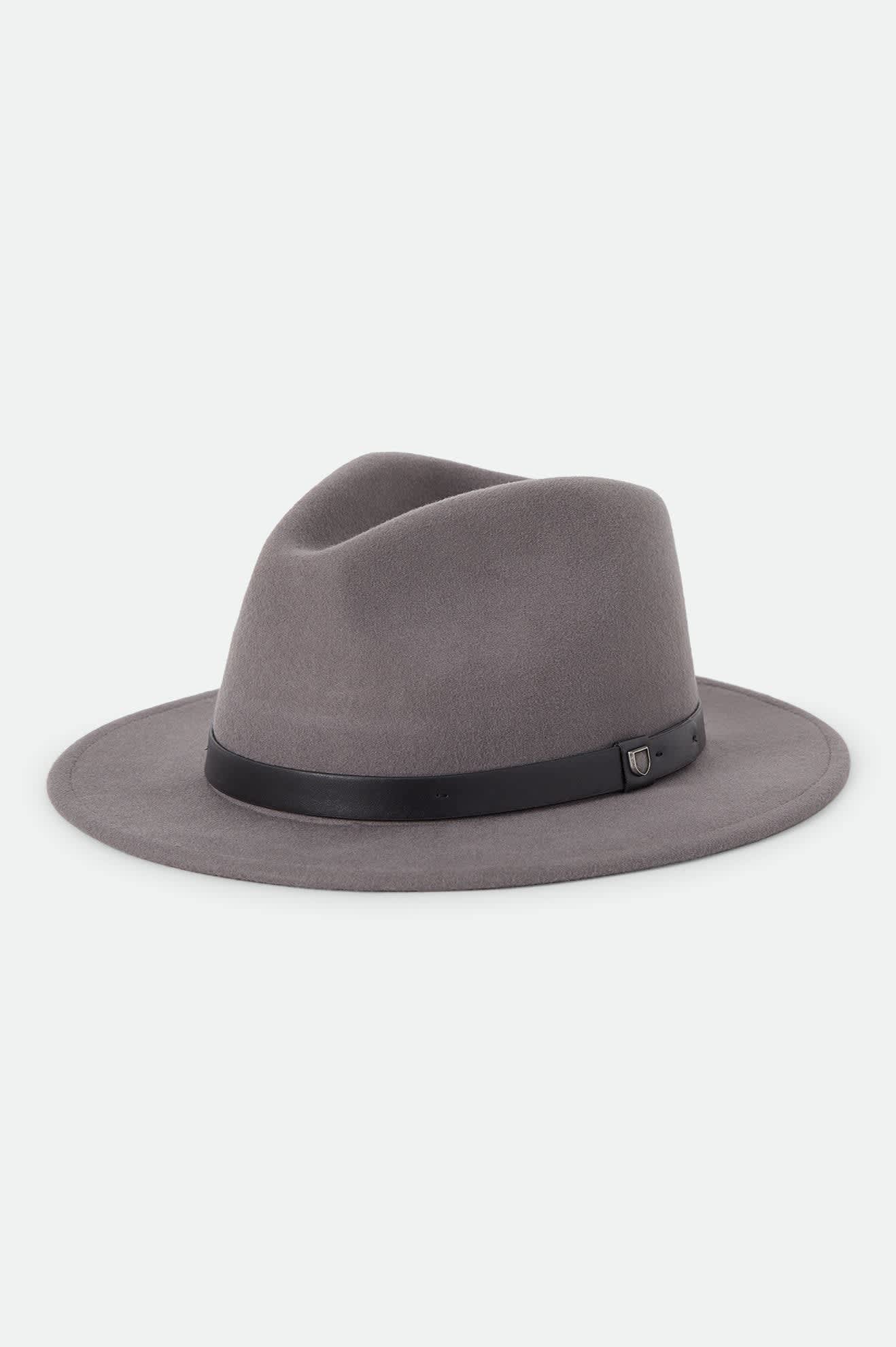 Unisex Messer Fedora in the color Grey/Grey - Front Product View