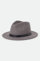Unisex Messer Fedora in the color Grey/Grey - Front Product View