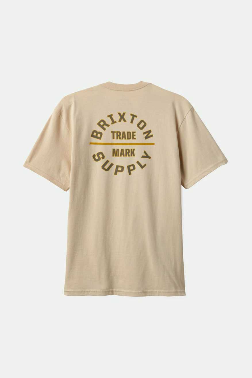 Oath V S/S Standard T-Shirt - Cream/Grey/Mustard