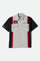 Men's Coors Light Shake Down S/S Shirt in the color Silver/Black - Front Product View