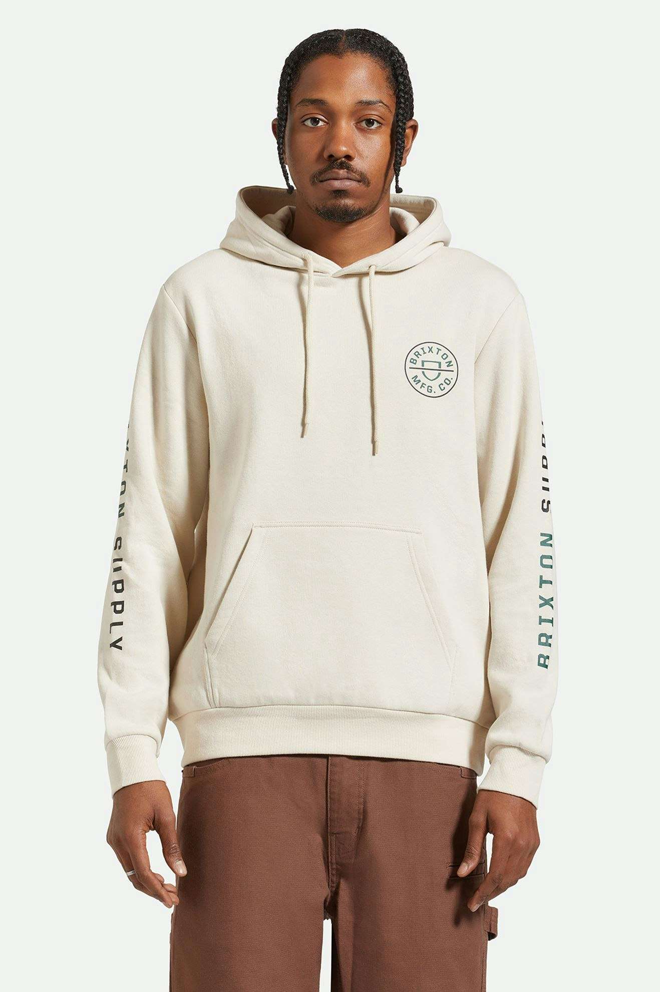 Brixton b shield hoodie shop