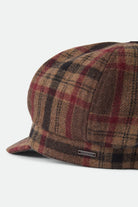 Women's Bailey Cap in the color Sand/Red/Brown - Additional Laydown image
