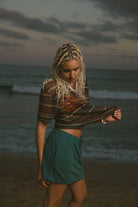 Women's Varsity T-Shirt in the color Multi Retro Stripe - Men's Lifestyle image