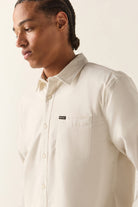 Men's Sanford Shirt in the color Off White - Additional Fit image