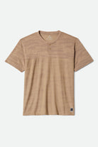 Men's Journey Short Sleeve Henley in the color Desert Tiger Camo - Front Product View