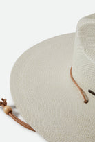 Women's Marina Panama Lifeguard Hat in the color Panama White - Additional Laydown image
