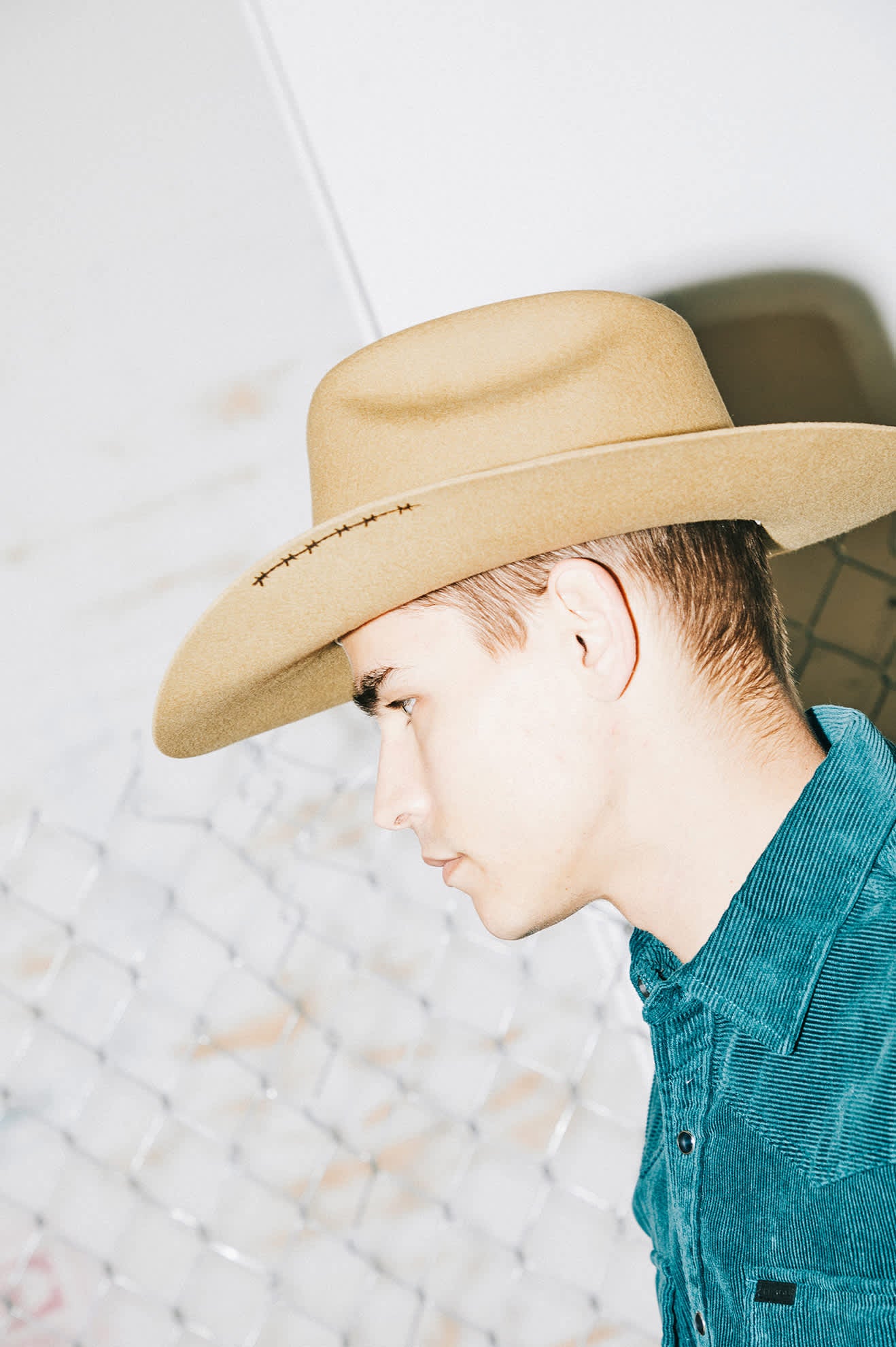 Unisex Laredo Branded Cowboy Hat in the color Antique Bronze - Men's Lifestyle image