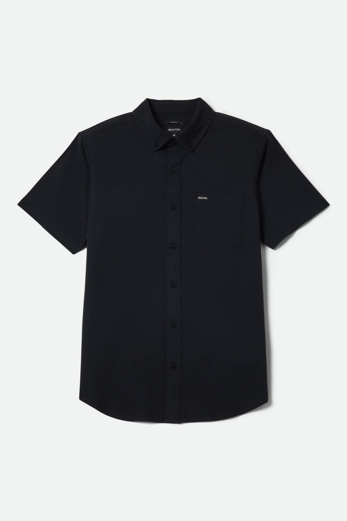 black short sleeve dress shirt Sanford Oxford Short Sleeve Shirt