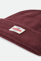 Unisex Trademark Beanie in the color Dark Brick - Additional Laydown image