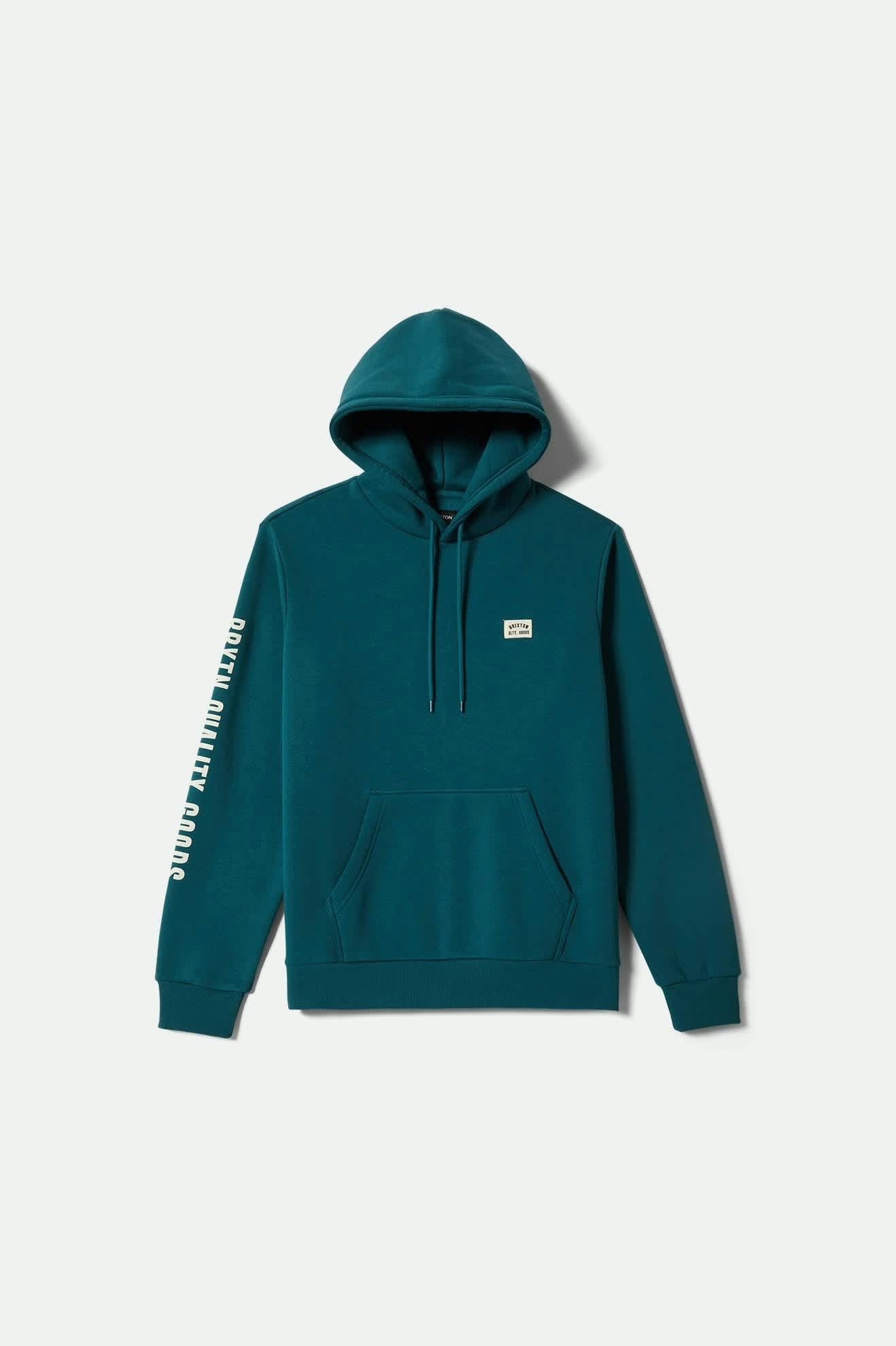Men's Woodburn Hoodie in the color Night Sage - Front Product View