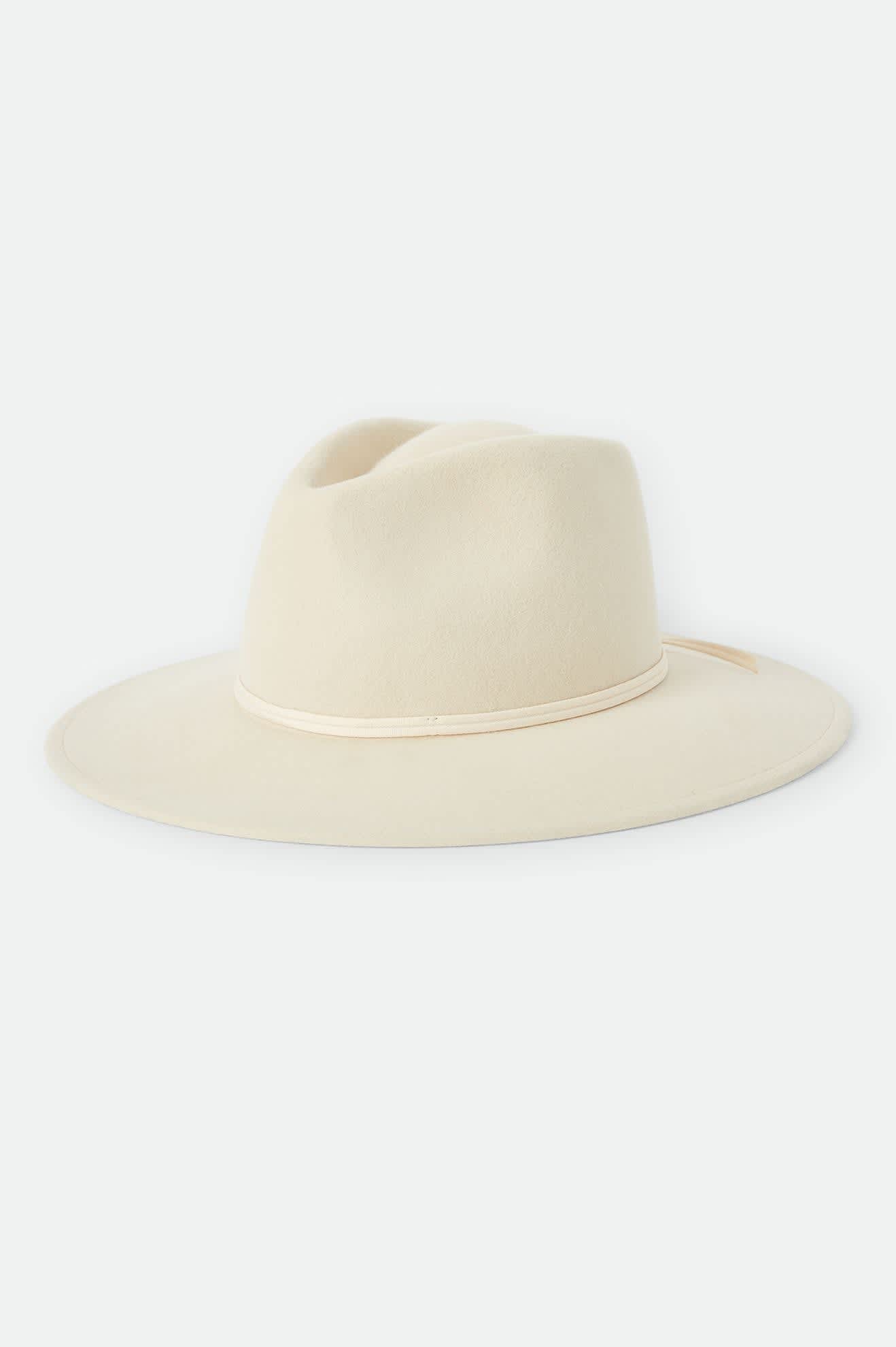 Women's Juniper Packable Hat in the color Wax Paper - Front Product View