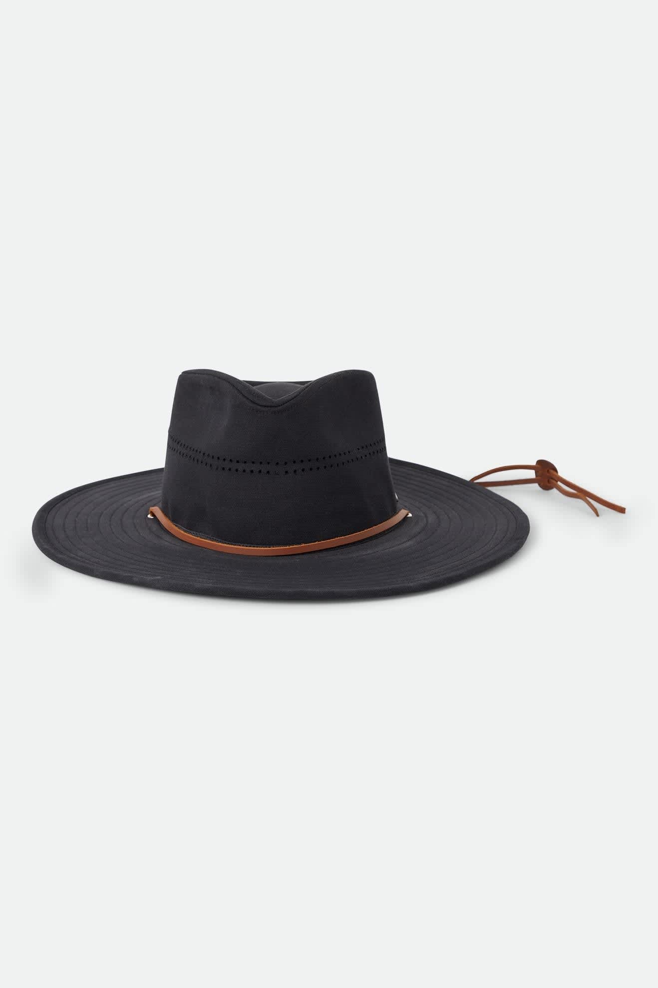Unisex Beck Journey Canvas Hat in the color Black - Additional Laydown image