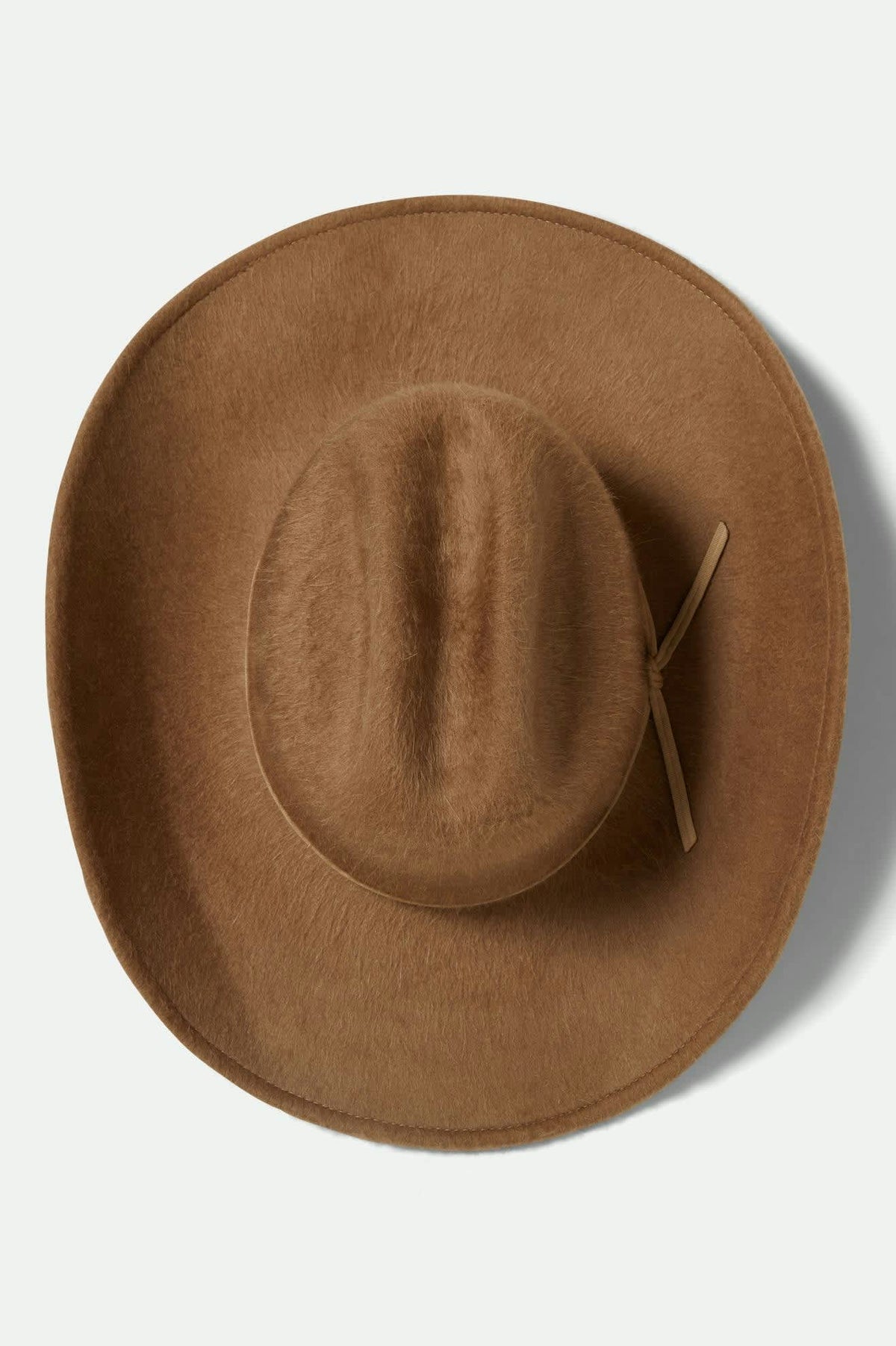 Brixton Light Khaki Wool Felt Hat with Dark Brown Band Stout Pork Pie Wool Felt Hat by Brixton - 72,95 € main image 2