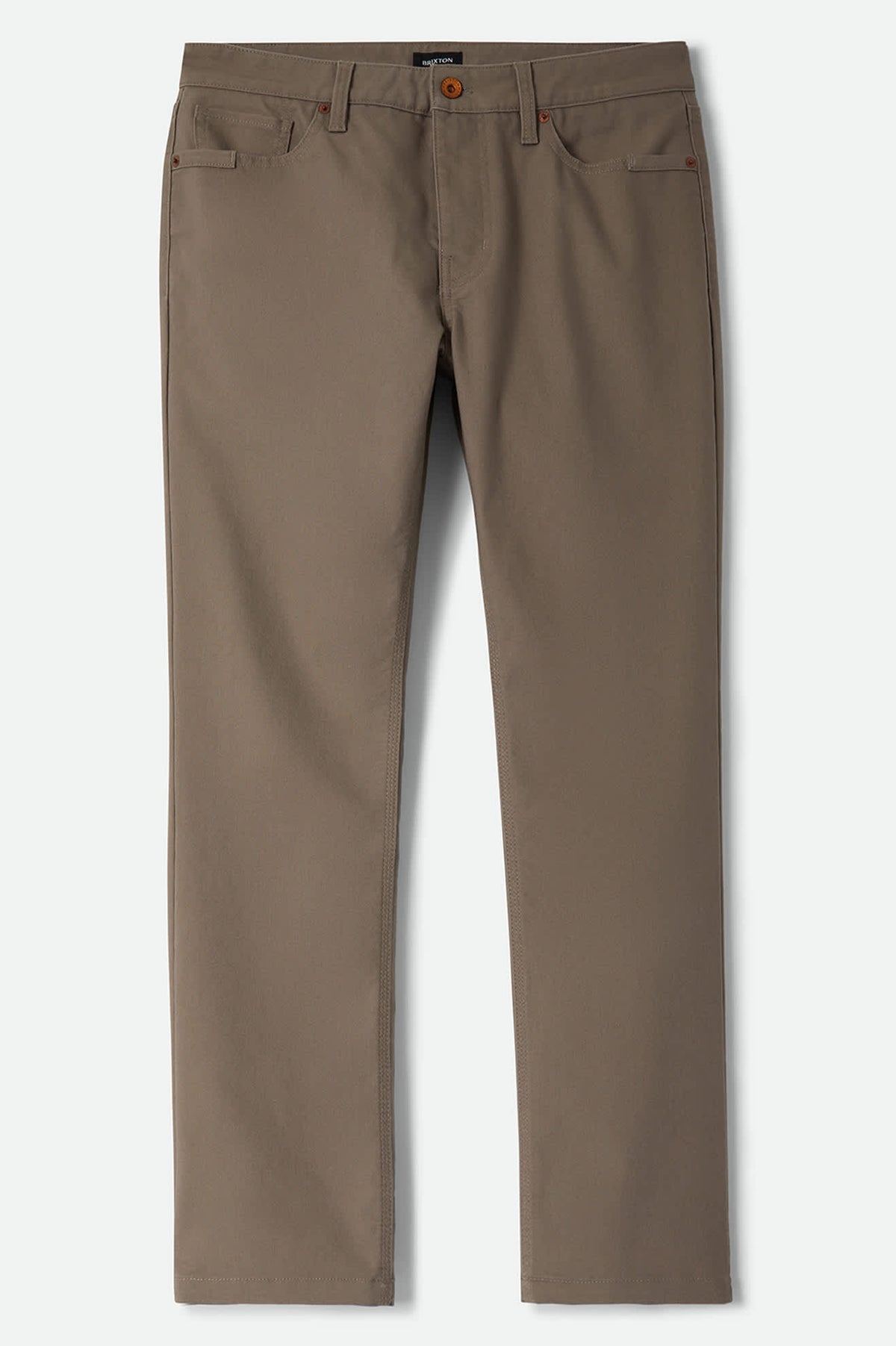 Men's Builders 5-Pocket Pant in the color Earth - Front Product View