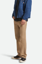 Men's Builders 5 Pocket Stretch Pant in the color Khaki - Additional Fit image