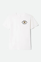 Men's Morado Short Sleeve Standard T-Shirt in the color White - Front Product View