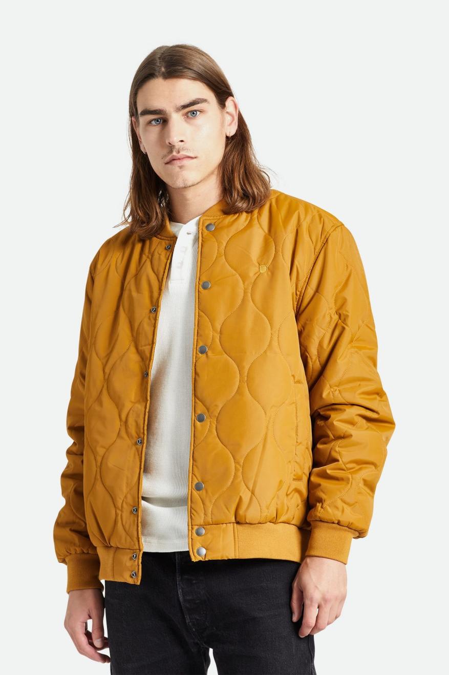 Men's Quilted Bomber Jacket