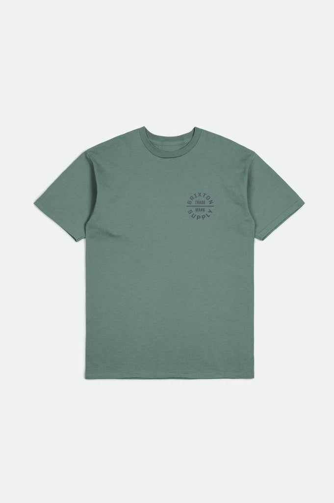 Brixton Oath V S/S Standard Tee - Chinois Green/Charcoal