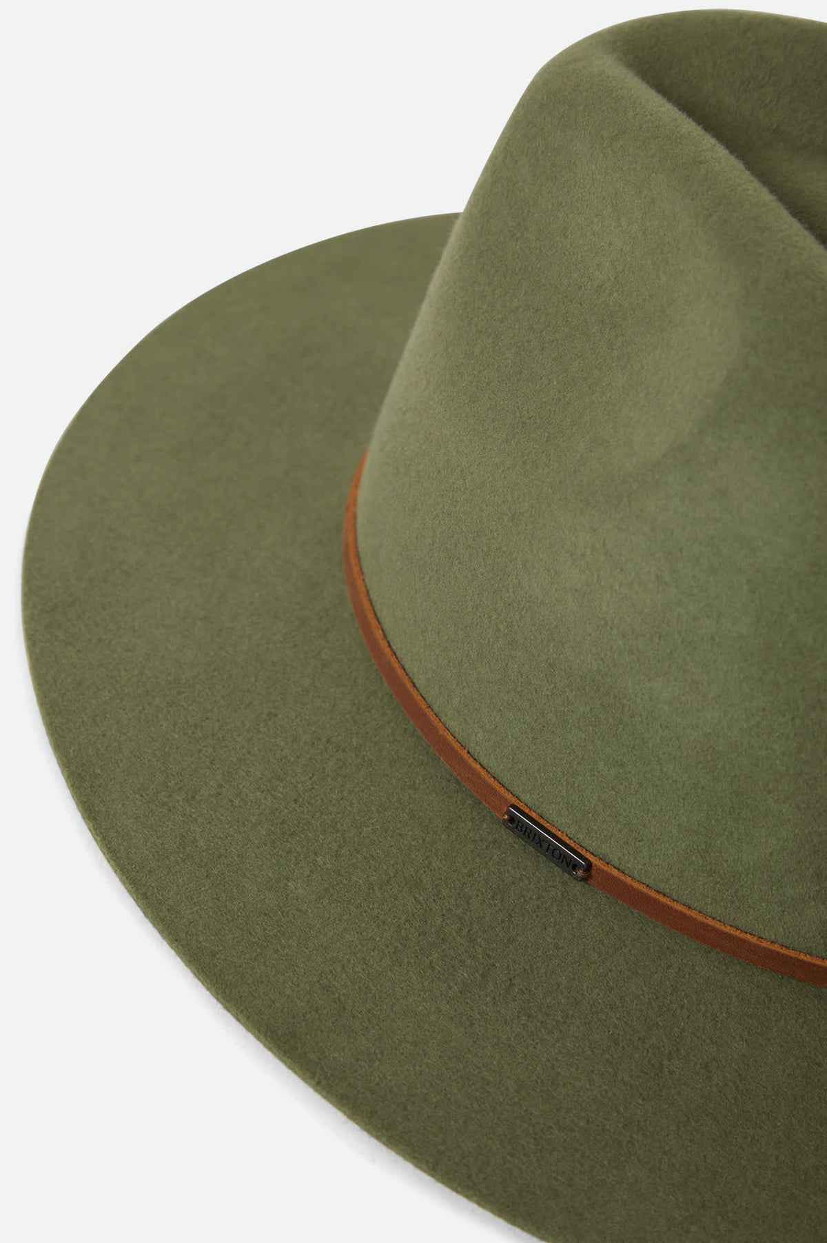 Unisex Wesley Fedora in Sea Kelp – Brixton display picture 2