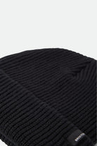 Unisex Chunky Heist Beanie in the color Black - Additional Laydown image