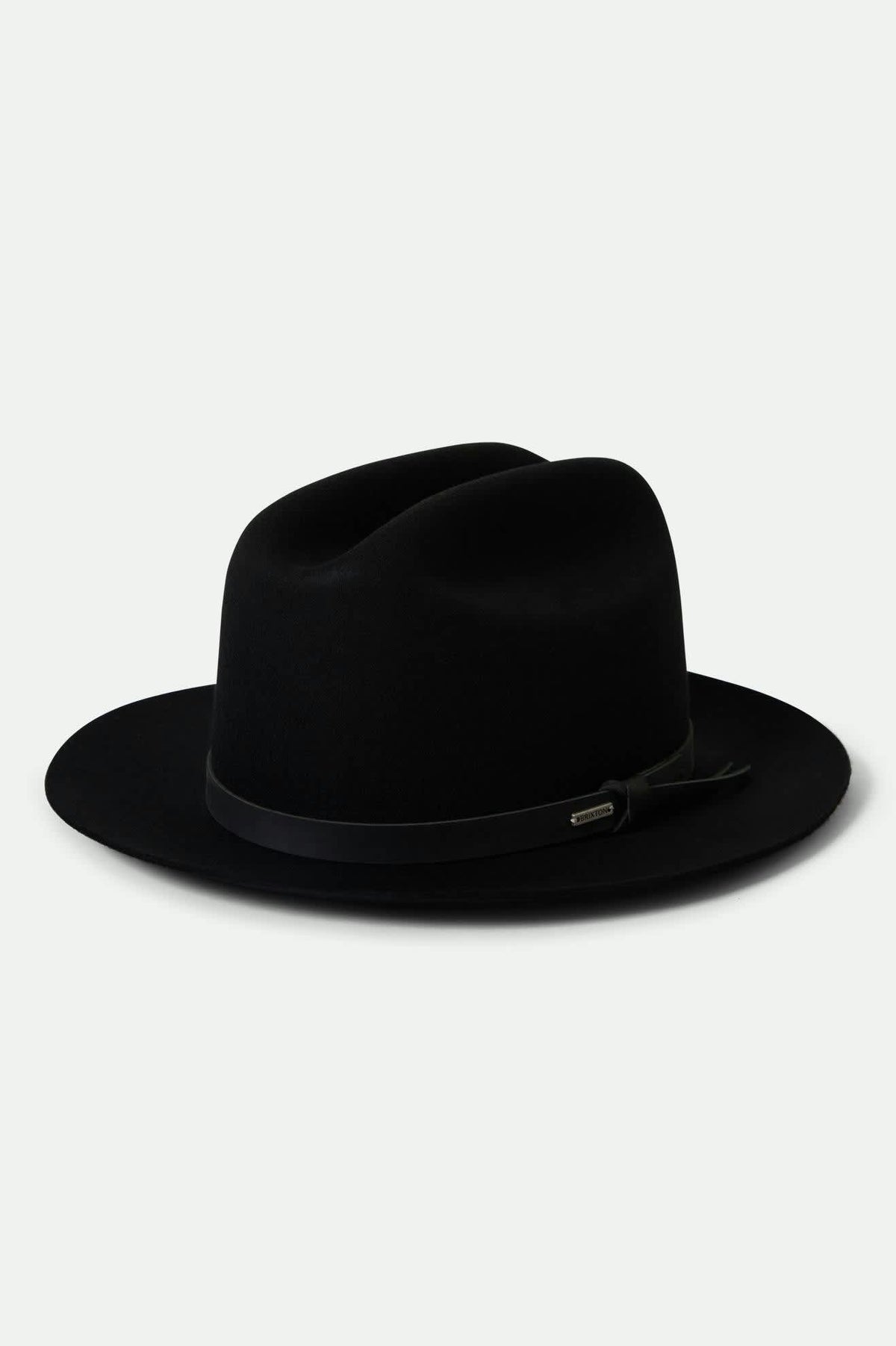 Brixton fedora Classic Black Hat Reno Black/Black Fedora – Brixton | Hatstoreworld.com main image 4