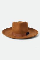 Women's Monet Fedora in the color Washed Copper - Additional Laydown image