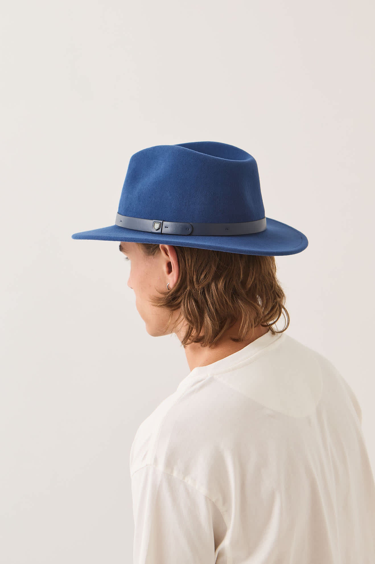 Unisex Messer Fedora in the color Classic Navy - Additional Fit image