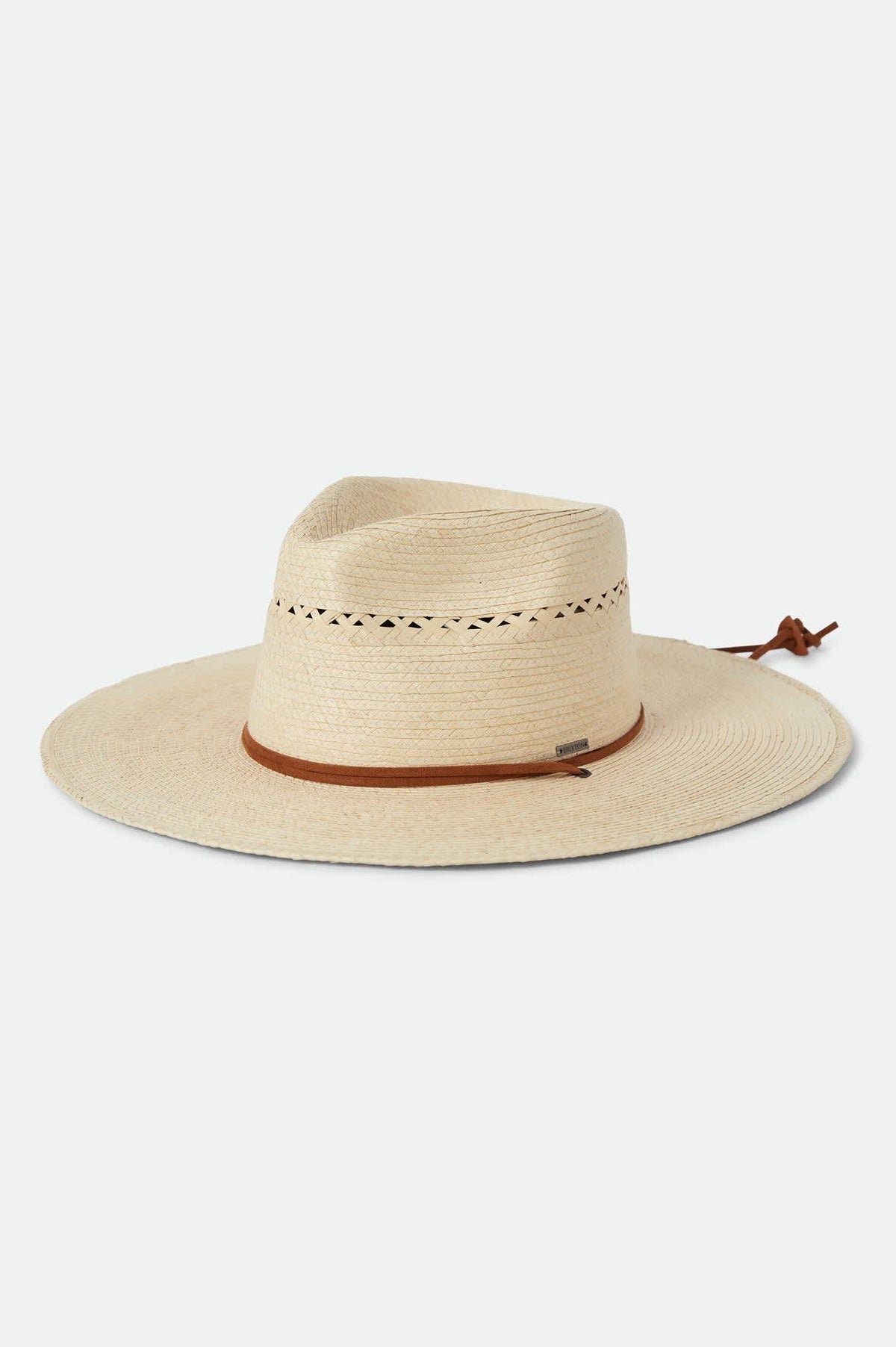 Unisex Beck Straw Rancher Hat in Natural – Brixton display picture 2