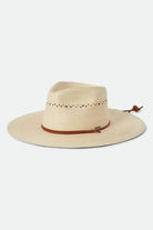 Unisex Beck Straw Rancher Hat in the color Natural - Front Product View