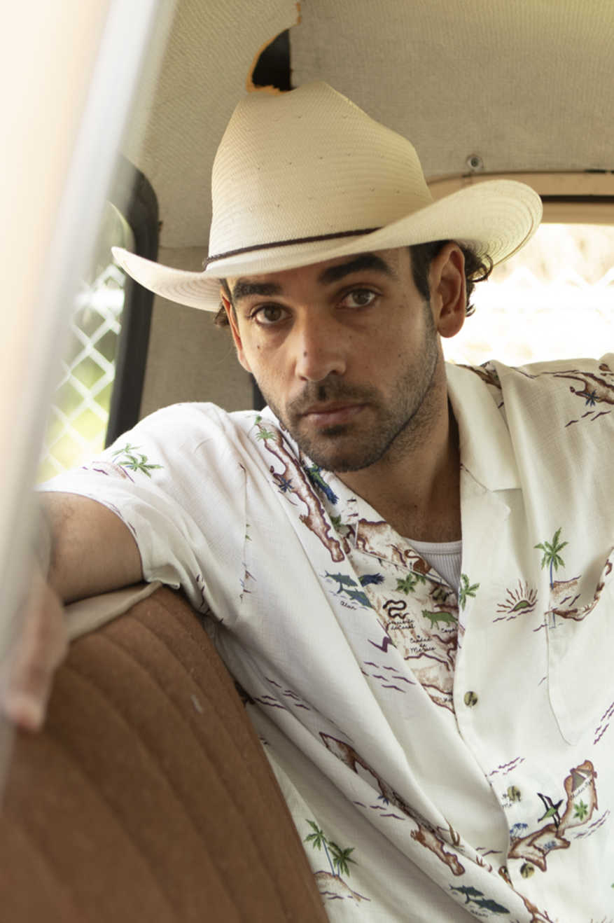 Range Straw Cowboy Hat Off White Brixton