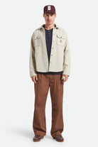 Men's Durham Brushed Menswear Jacket in the color Brushed Elm - Additional Fit image