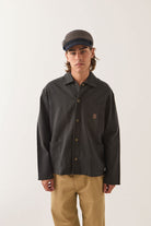 Men's Painters Jacket in the color Washed Black - Additional Fit image