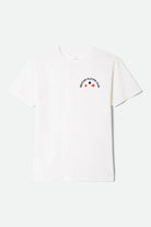 Men's Vanguard Short Sleeve Standard T-Shirt in the color White - Front Product View