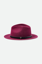 Unisex Messer Fedora in the color Port - Additional Laydown image